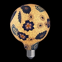 Unison - LED Pære, Flower Blue Globe, Dæmpbar