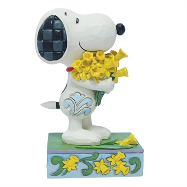 Peanuts by Jim Shore - Snoopy with Daffodils