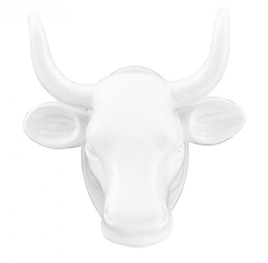 CowParade - White, Magnet Cow