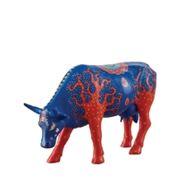 CowParade - Folk Cow, Large