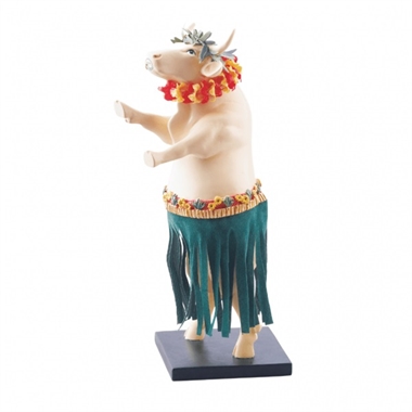 CowParade - Hula Cow, Medium