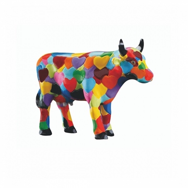 CowParade - Heartstanding Cow, Small