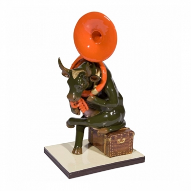 CowParade - Josephine au Trombone, Medium