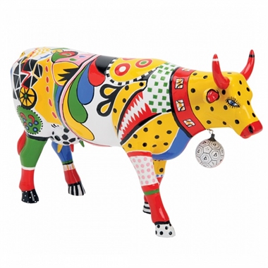 CowParade - Kick Cow, Large