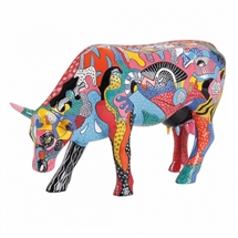 CowParade - Partying with Pi-COW-sso, Large