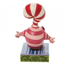 Disney Traditions - Cheshire Cat with candy cane H:8 cm.