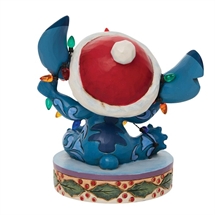Disney Traditions - Stitch Wrapped in Lights H: 13 cm.
