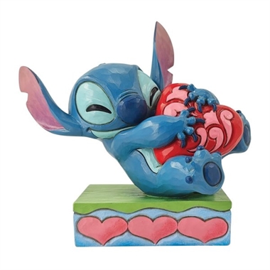 Disney Traditions - Heart Struck, Stitch Hugging Heart