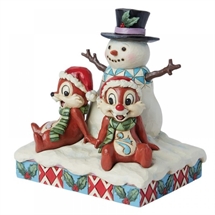 Disney Traditions - Chip´n Dale Snowman H: 14 cm.