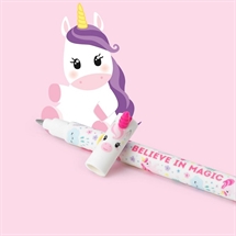 Legami - Erasable gel pen, Unicorn, Believe in Magic