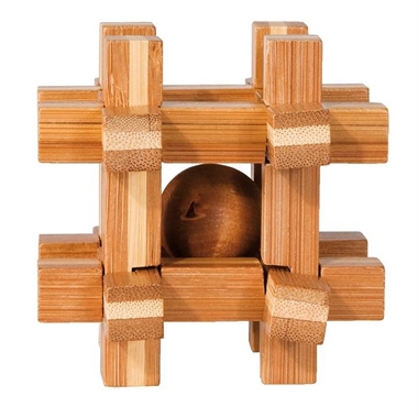 Bamboo Puzzle -  Gitterbox, Sværhedsgrad 2/5