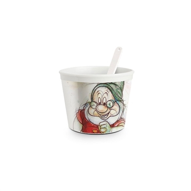 Disney Porcelæn - Brille, Ice Cream med ske