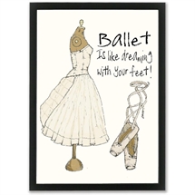 Mouse and Pen - Ballet Is Like Dreaming With Your Feet! A4