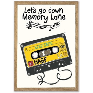Mouse and Pen - Let\'s Go Down Memory Lane A4