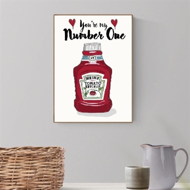 Mouse and Pen - Heinz You\'re My Number One A4