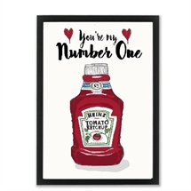 Mouse and Pen - Heinz You\'re My Number One A4