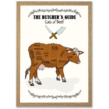 Mouse and Pen - The Butchers Guide/BEEF A3