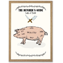 Mouse and Pen - The Butchers Guide/PORK  A4