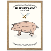 Mouse and Pen - The Butchers Guide/PORK  A4