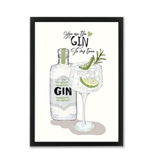Mouse and Pen - You are my Gin A4