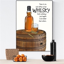 Mouse and Pen - Whisky, A4 Plakat