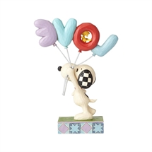 Peanuts - H: 19 cm.  Snoopy With LOVE Balloon