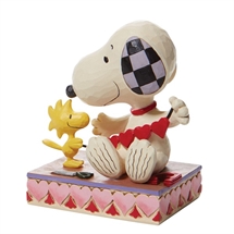 Peanuts - H: 11,5 cm. Snoopy with Hearts