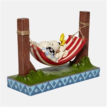 Peanuts - Snoopy and Woodstock in Hammock H:14 cm. 