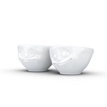 Tassen - 2 stk Dip skåle Nr. 2 Glad/Drømmende