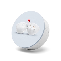 Tassen Metalskilt - 30 x 40 cm. "Freude"